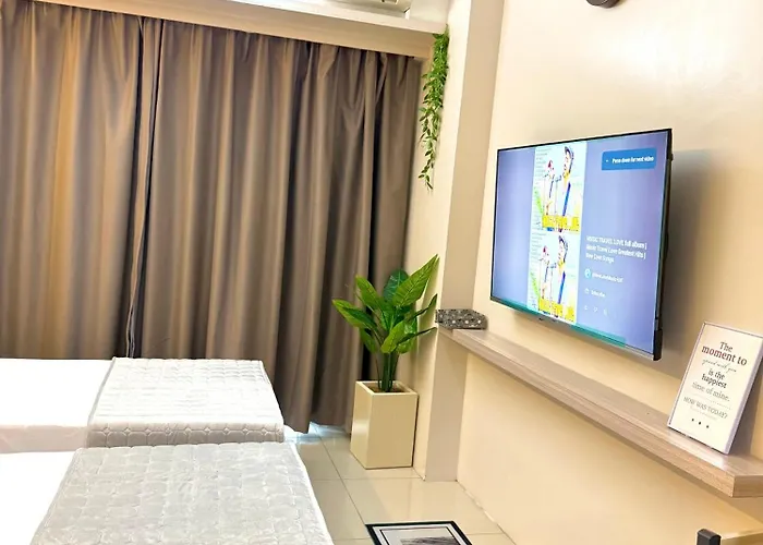 Aiza's Place With Two Beds In Shell Residences Pasay Near Moa And Naia Aparthotel Manila