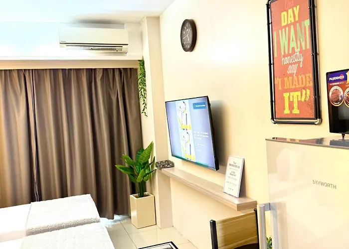 Aiza's Place With Two Beds In Shell Residences Pasay Near Moa And Naia Aparthotel