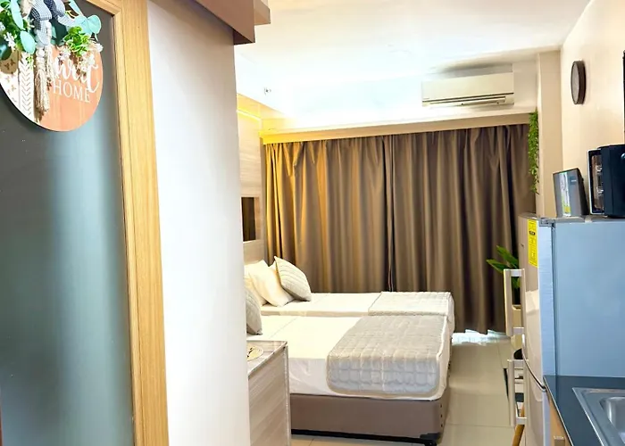 Aiza's Place With Two Beds In Shell Residences Pasay Near Moa And Naia 3* Manila